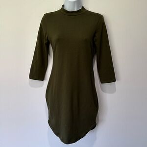 Green t-shirt dress